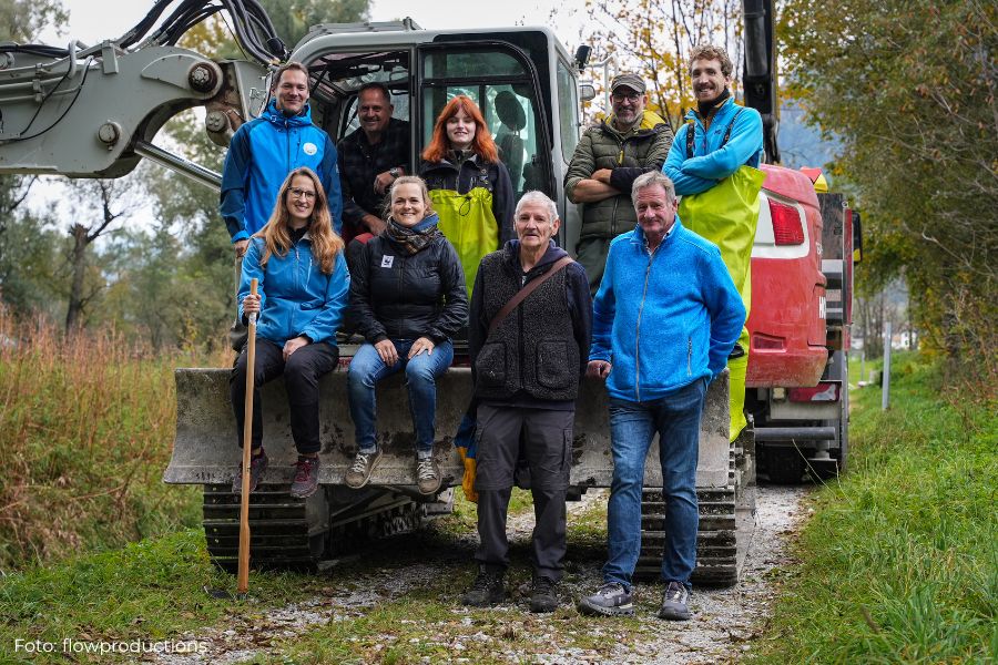Im Rahmen von INNsieme connect ist Teamarbeit zwischen Landesfischereiverband, Revierausschuss Schwaz, TU München und WWF angesagt.